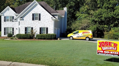 After Romabio Exterior Brick Limewash Painting Photo