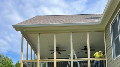 painter painting porch Photo