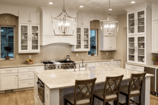 Remodeled White Kitchen 